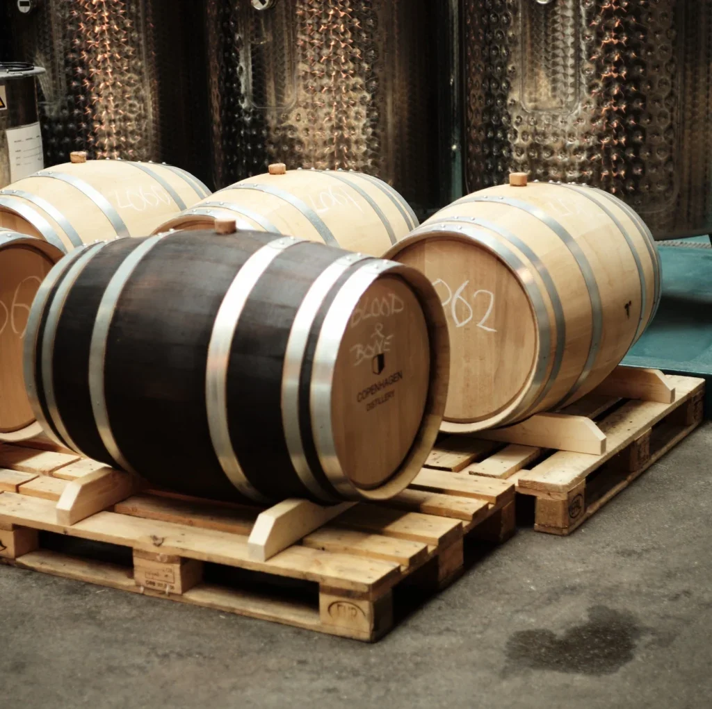 whisky casks maturing