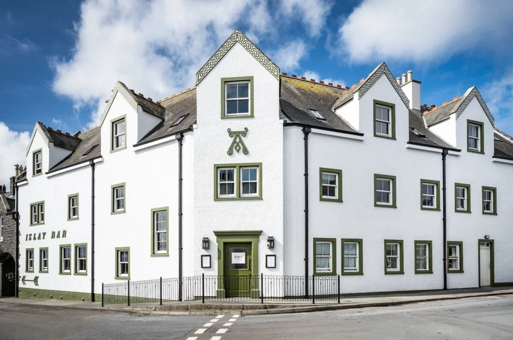 The exterior of Ardbeg House