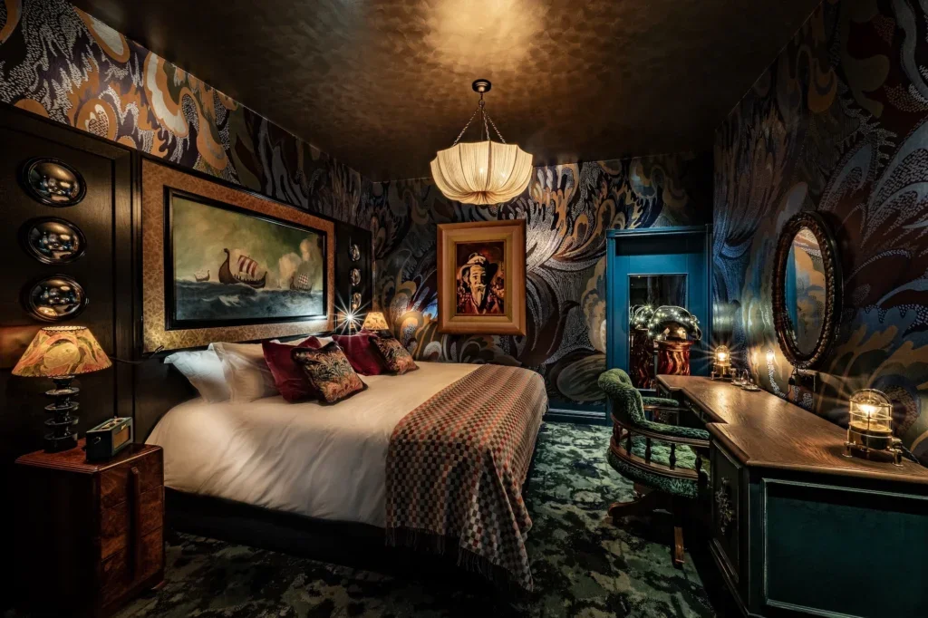 One of Ardbeg House's bedrooms