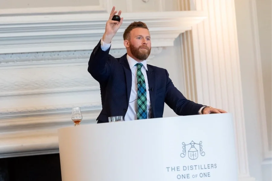 Jonny Fowle hosts an auction