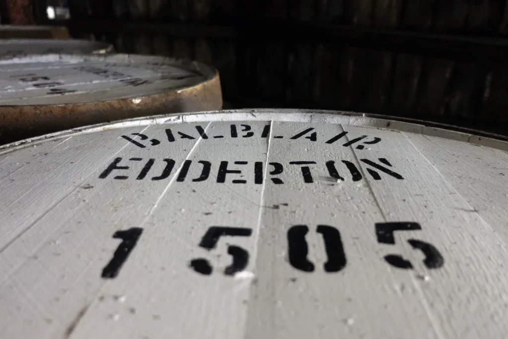 whisky cask close up