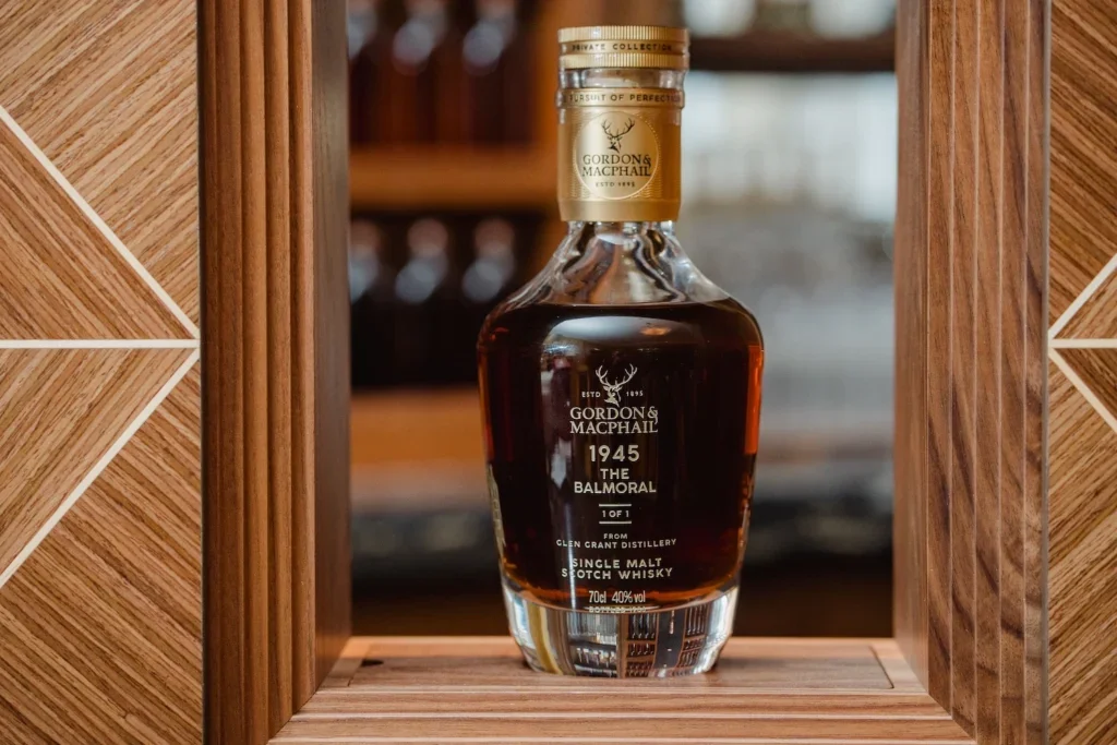 whisky bottle in its box