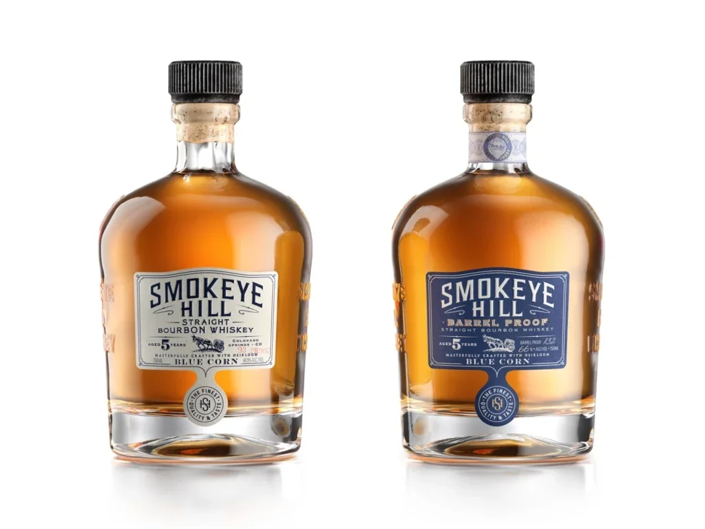 Two bottles of Smokeye whiskey
