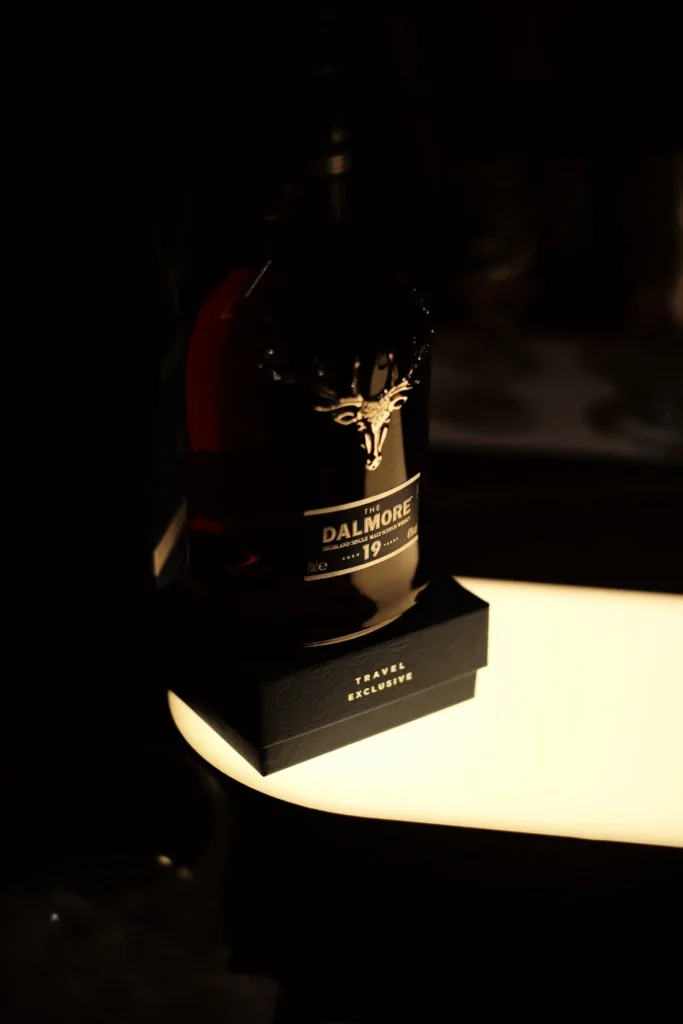 Bottle of Dalmore whisky