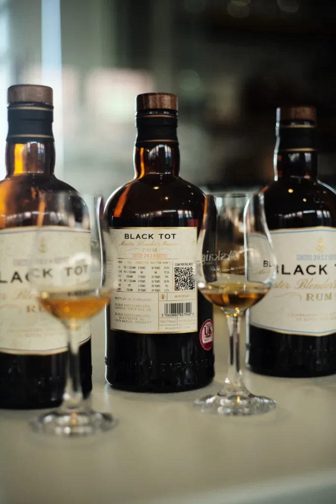 Black tot rum tasting