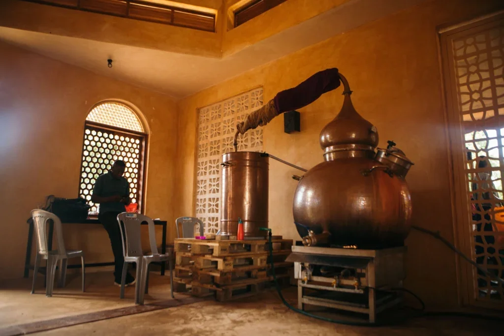 ROHO still in the distillery